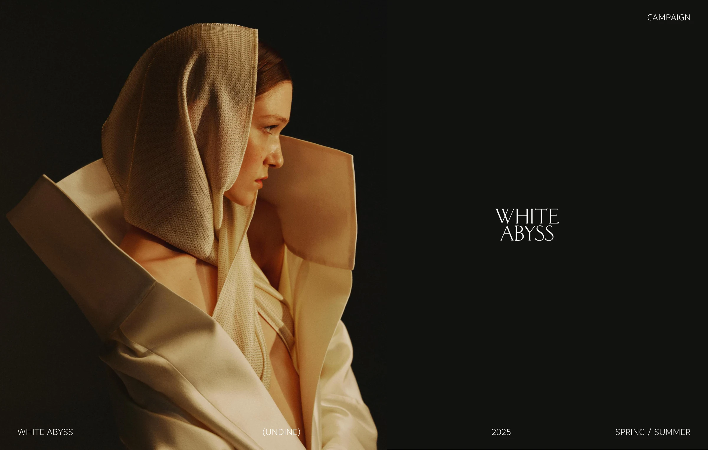 WHITE ABYSS — UNDINE · 2025 SS Campaign — 05